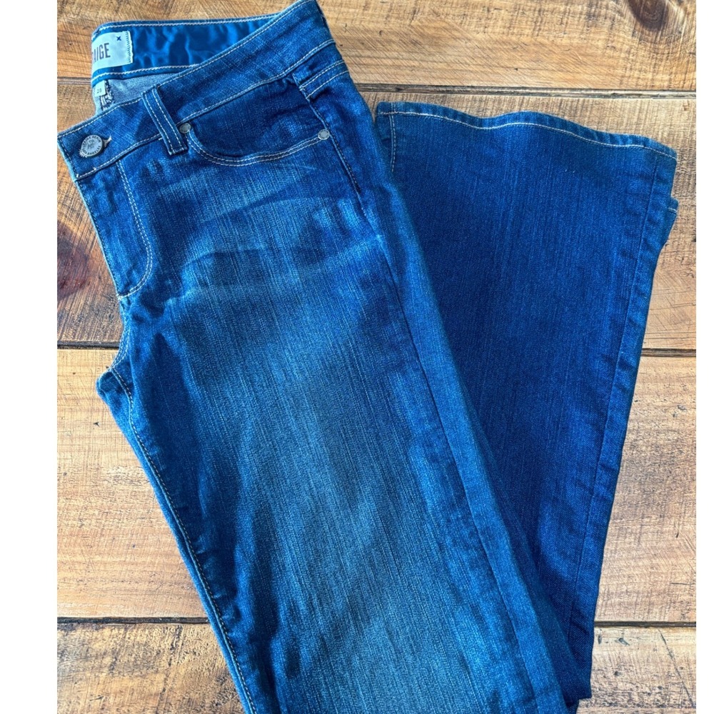 Paige Womens Skyline Boot Cut Jeans Medium Blue Denim Size 28